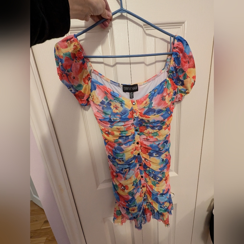 Current Mood floral mini dress XS